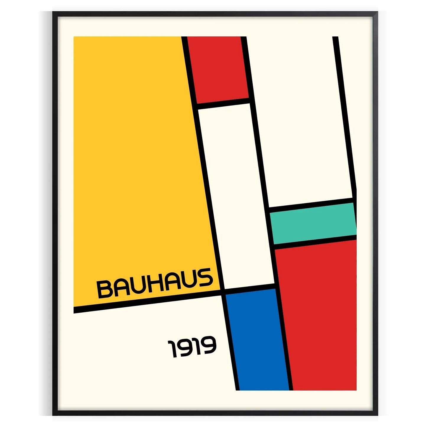 space Bauhaus vintage poster 11 striking wall art perfect blend classic modern ideal gift lovers sizes A4 cm A0 stylish print artwork décor