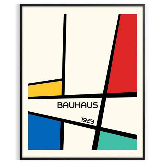 space stunning Bauhaus 10 art print perfect fusion classic design modern aesthetics eye poster ideal gift elegant wall setting frameless designs