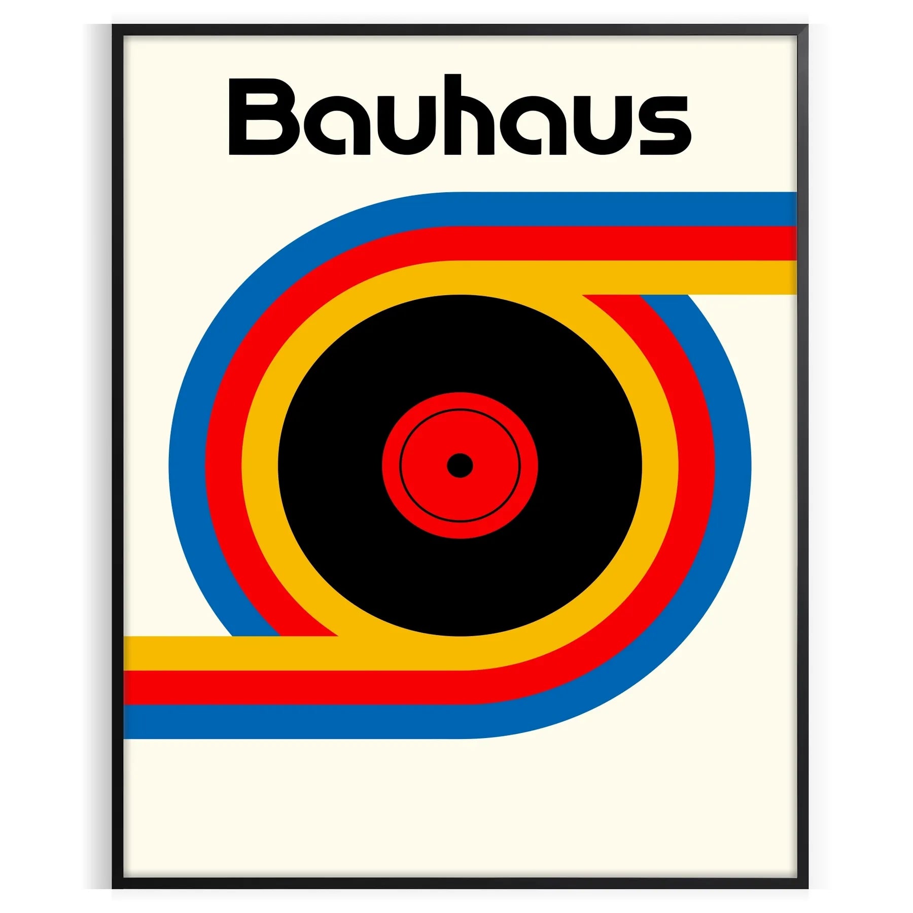 space captivating Bauhaus art print exquisite poster geometric design vibrant colors perfect modern wall enthusiasts unique gift available A4 cm A0 sizes walls today