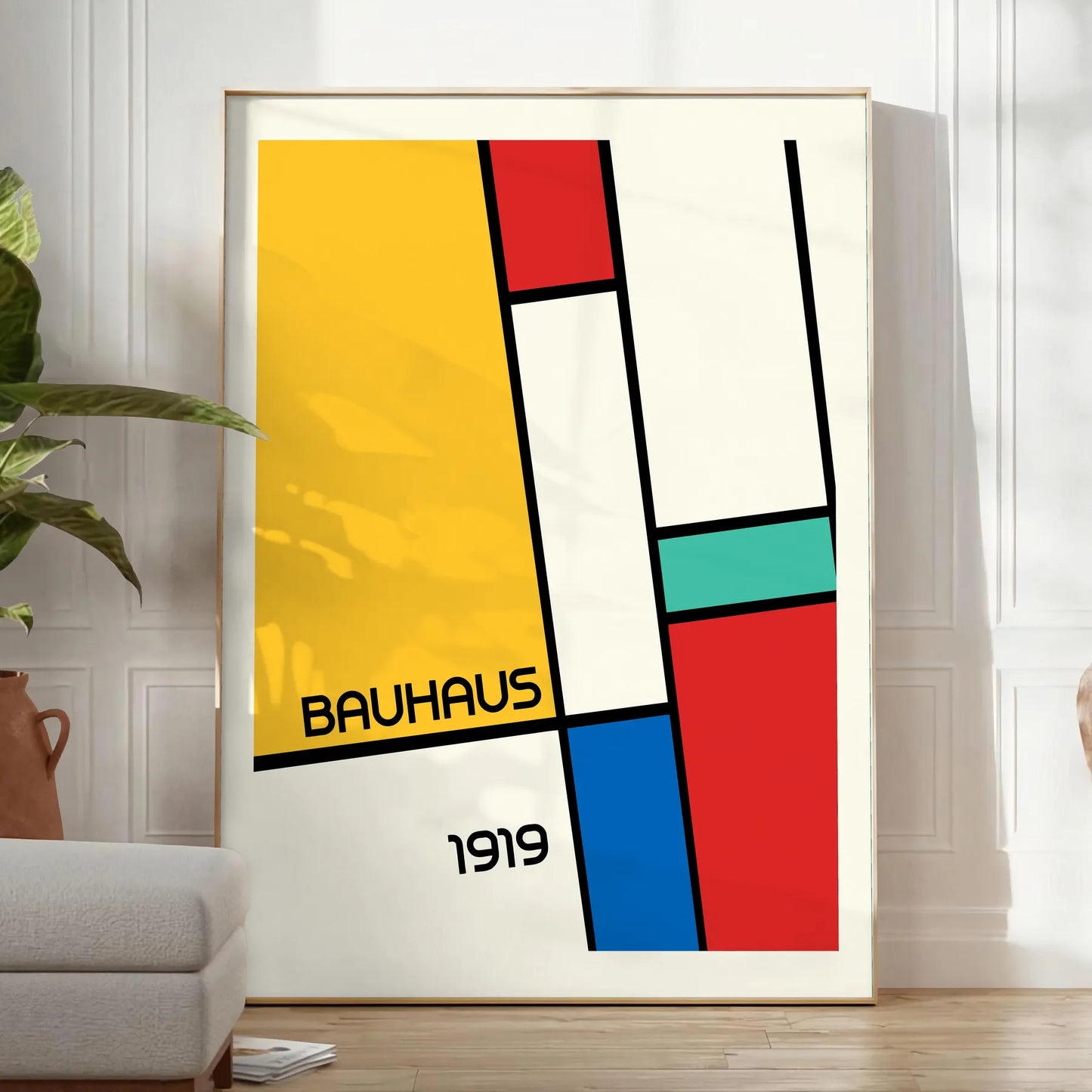 space Bauhaus vintage poster 11 striking wall art perfect blend classic modern ideal gift lovers sizes A4 cm A0 stylish print artwork décor