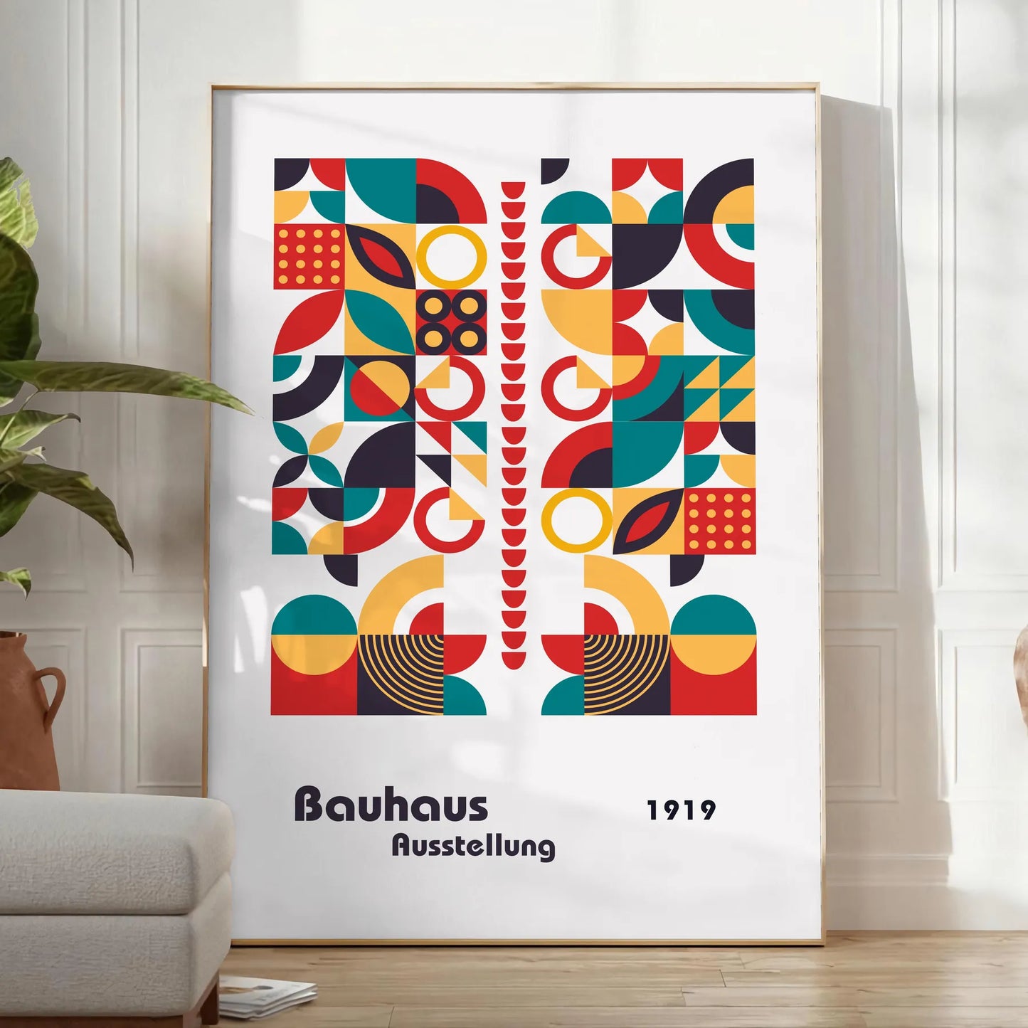 space Bauhaus Poster Vintage collection iconic 15 design striking white red artwork timeless flair room gift own wall art sizes A4 cm A0