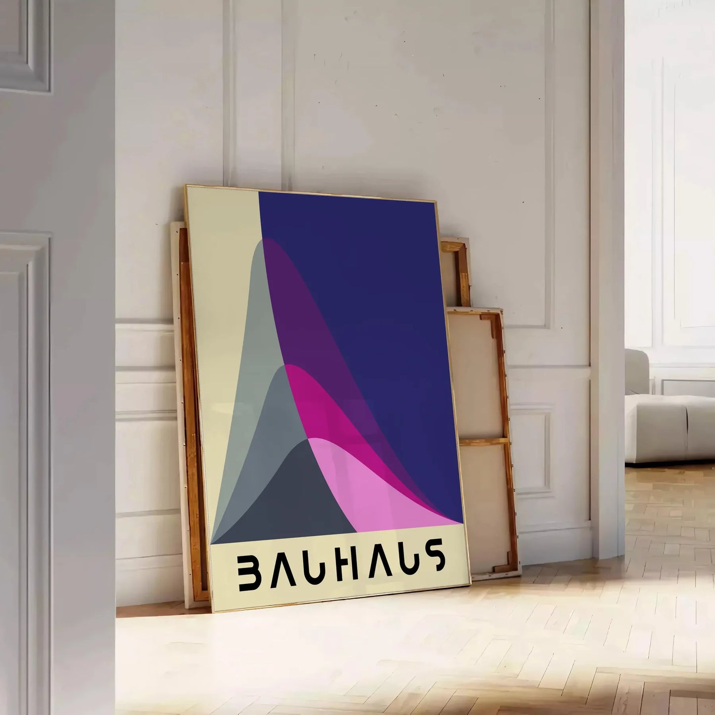 space stunning Bauhaus art prints essence minimalist design chic poster perfect lovers unique gift wall elegant artwork available standalone print