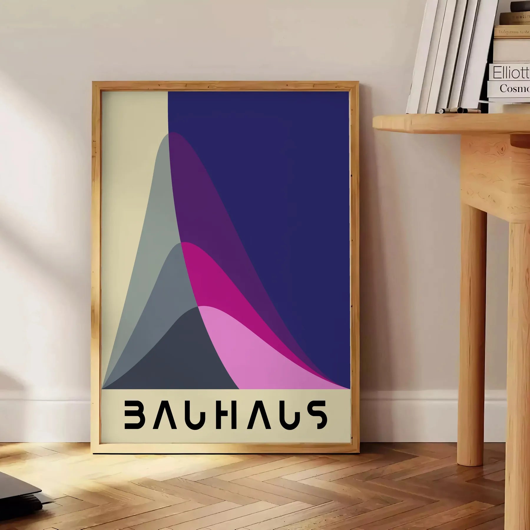 space stunning Bauhaus art prints essence minimalist design chic poster perfect lovers unique gift wall elegant artwork available standalone print