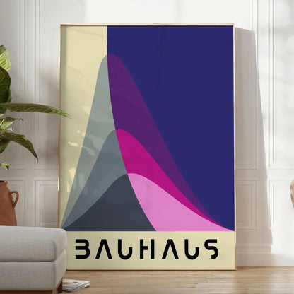 space stunning Bauhaus art prints essence minimalist design chic poster perfect lovers unique gift wall elegant artwork available standalone print